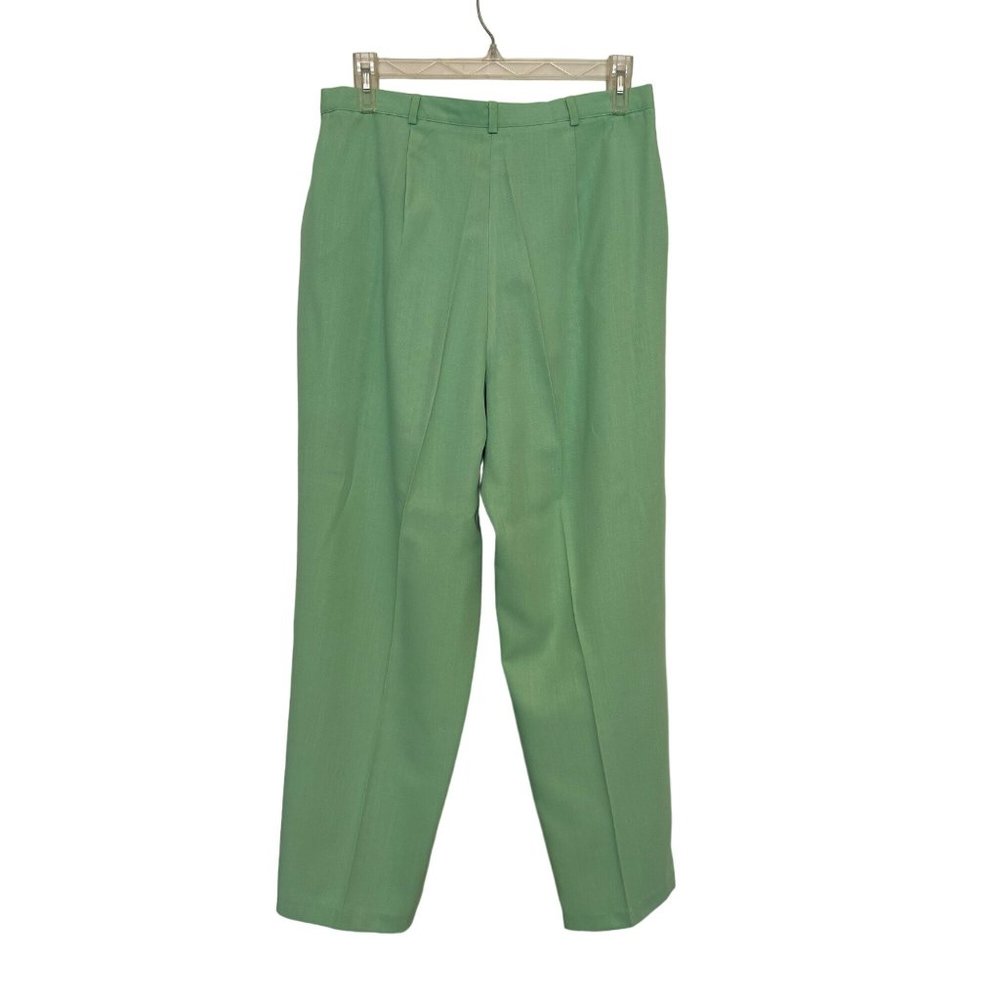 American Apparel Womens 2 Pocket Dressy Trouser Pants Lime Green Size 16W